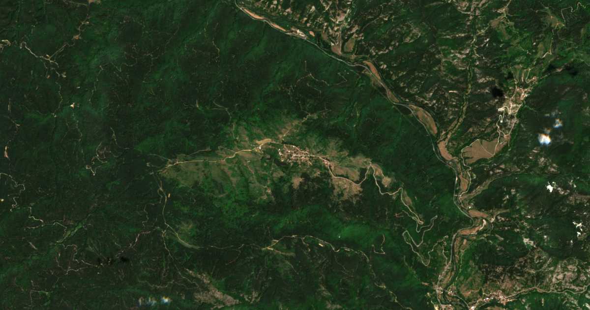 Hartă satelitară: Obidim
