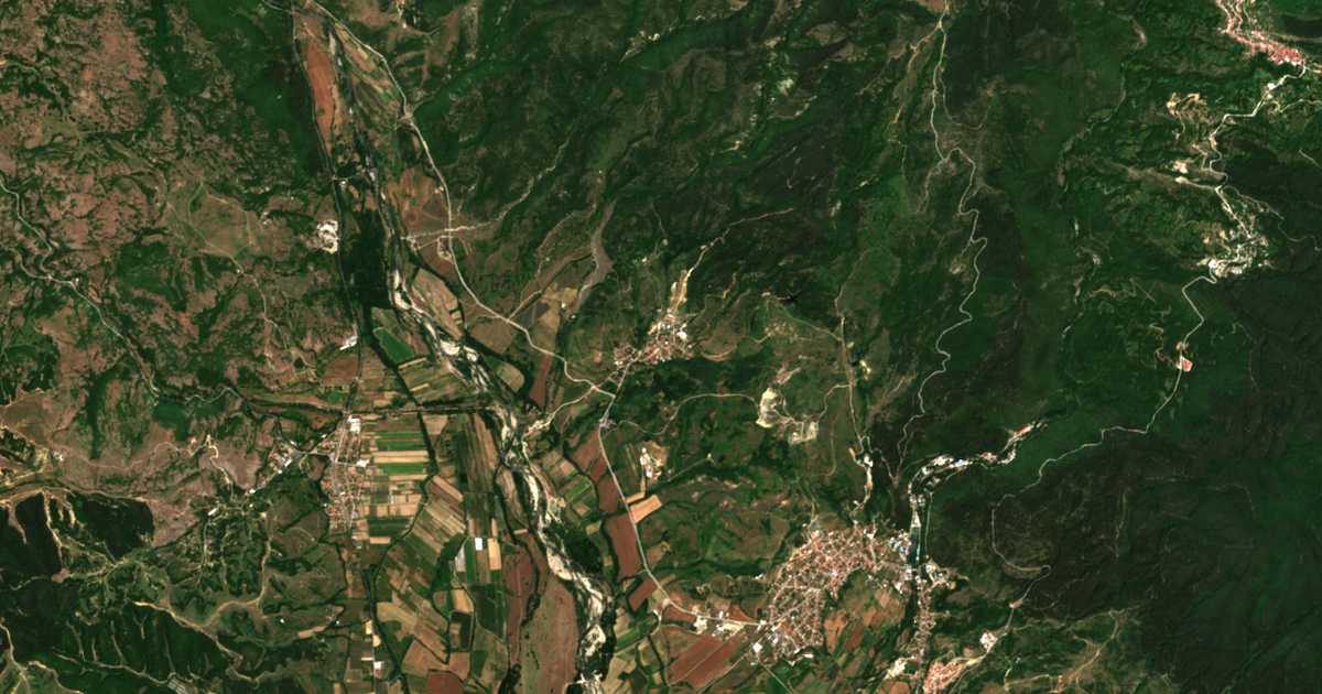Hartă satelitară: Baldevo