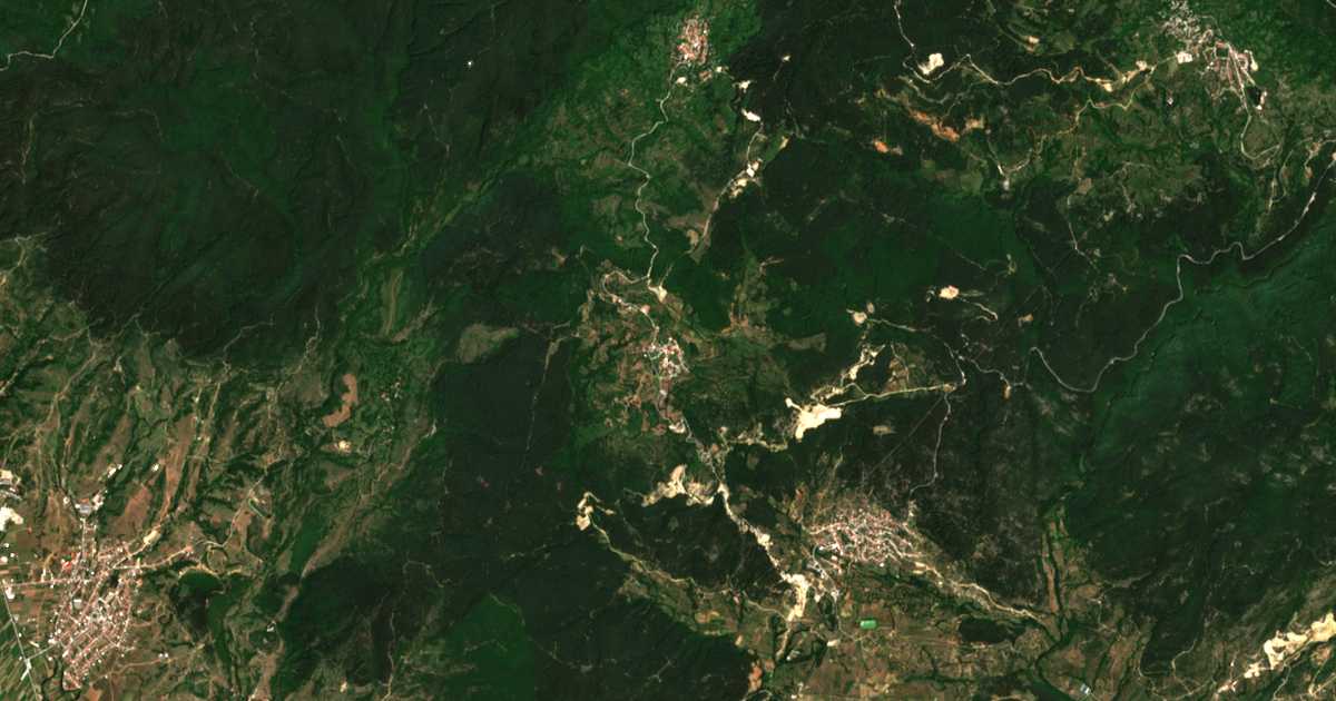 Hartă satelitară: Krușevo