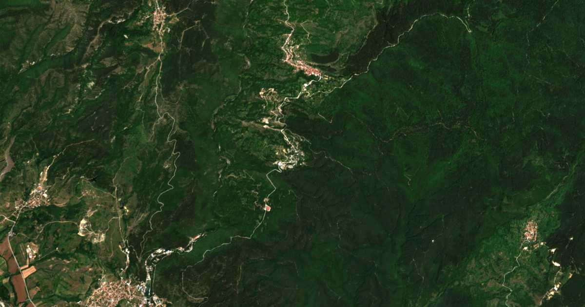 Hartă satelitară: Leșten