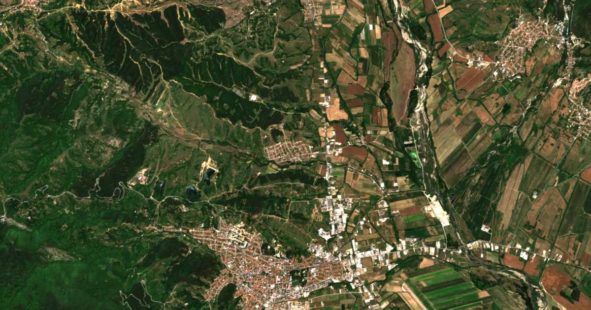 Hartă satelitară: Borovo