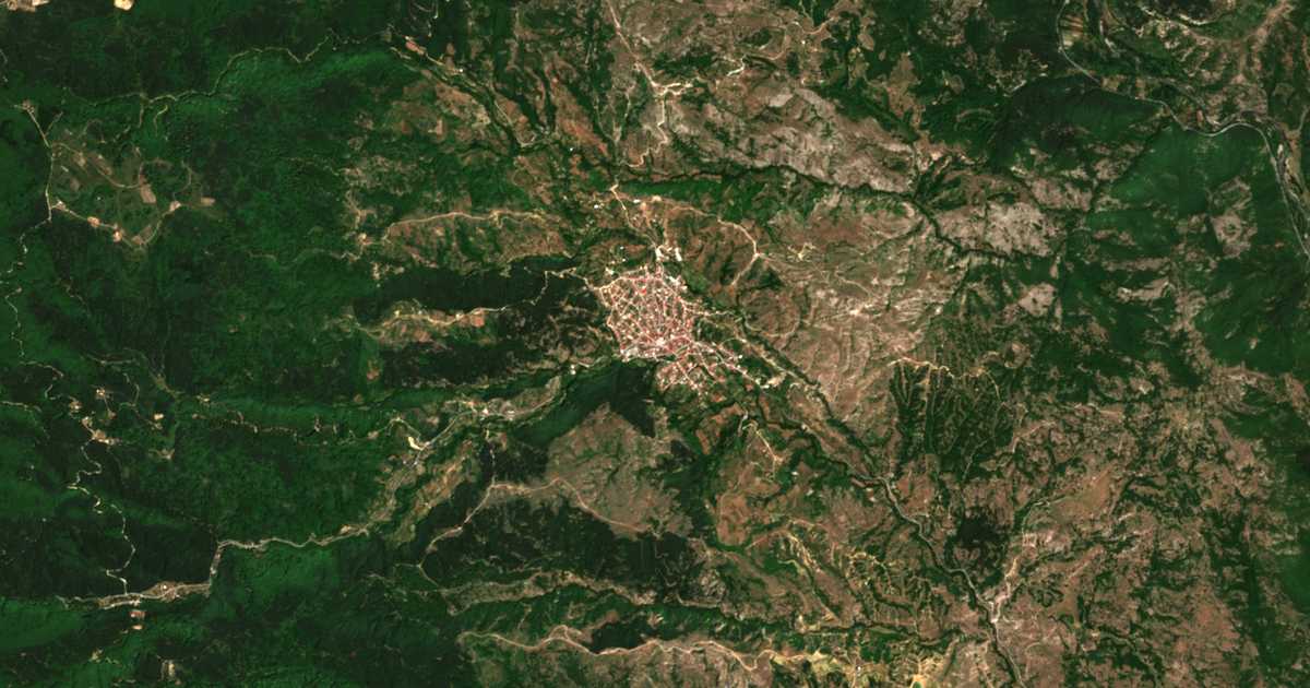 Hartă satelitară: Breznița