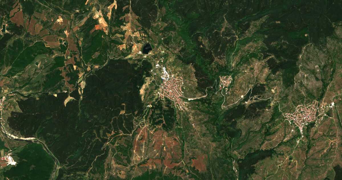 Hartă satelitară: Ablanița