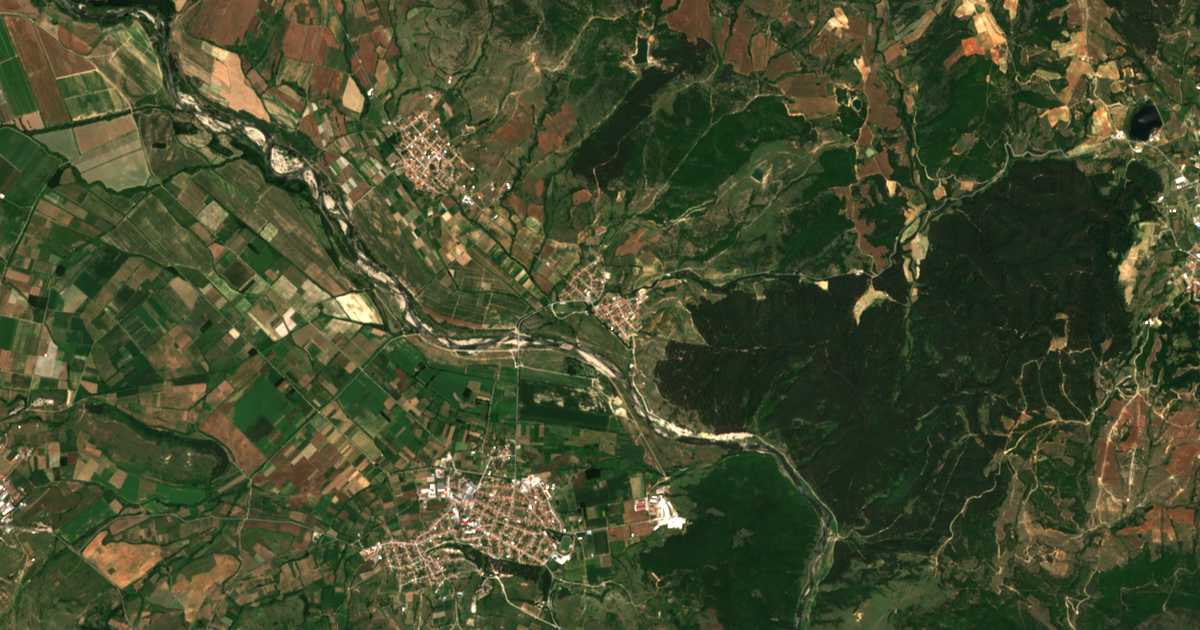 Hartă satelitară: Blatska