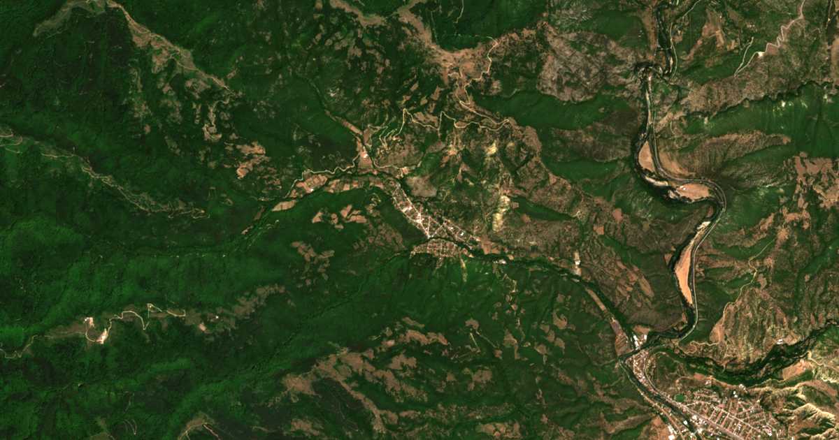 Hartă satelitară: Gorna Breznița
