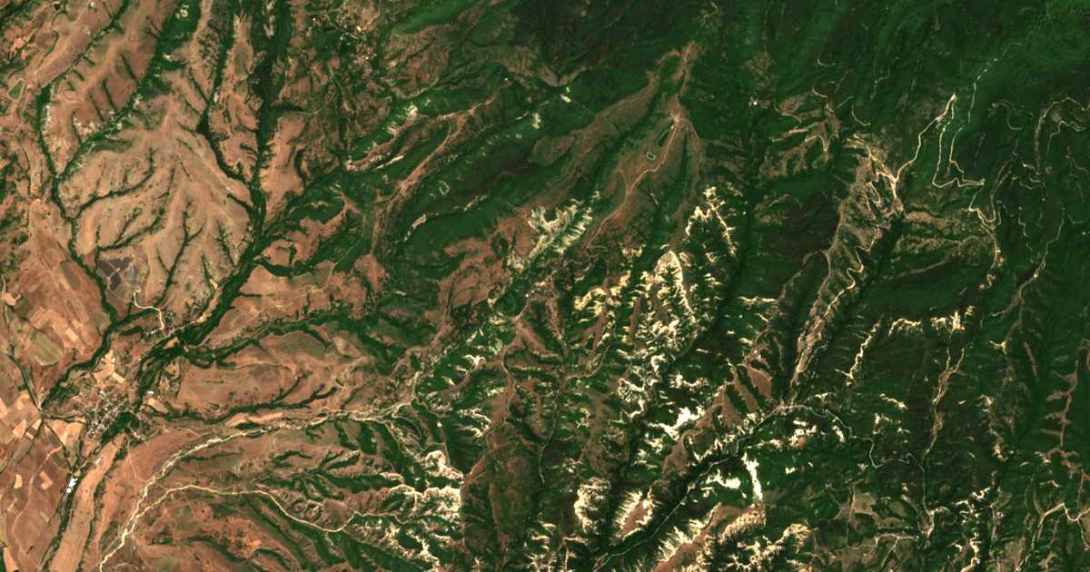 Hartă satelitară: Gorna Sușița