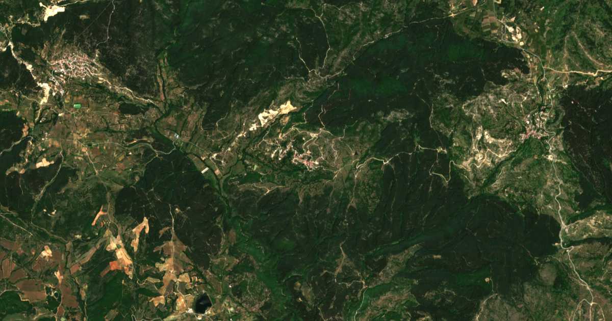 Hartă satelitară: Kribul