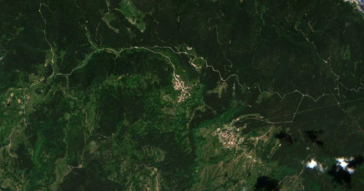 Hartă satelitară: Osina