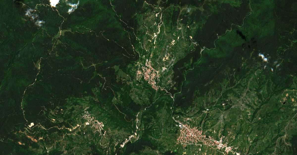 Hartă satelitară: Pletena