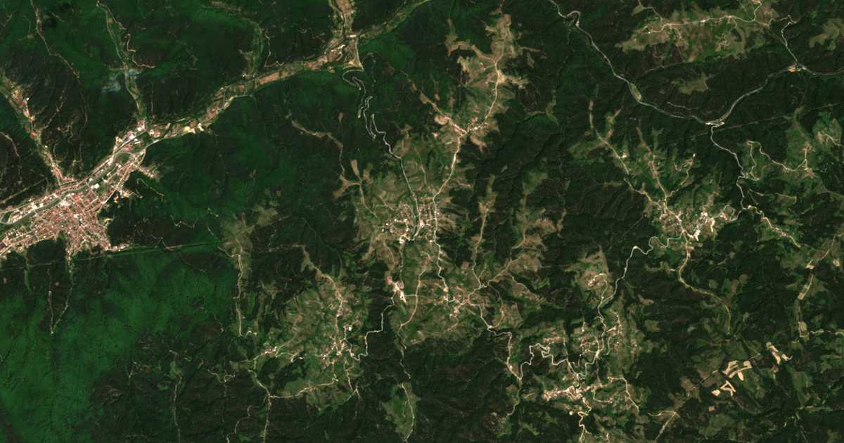 Hartă satelitară: Konarsko