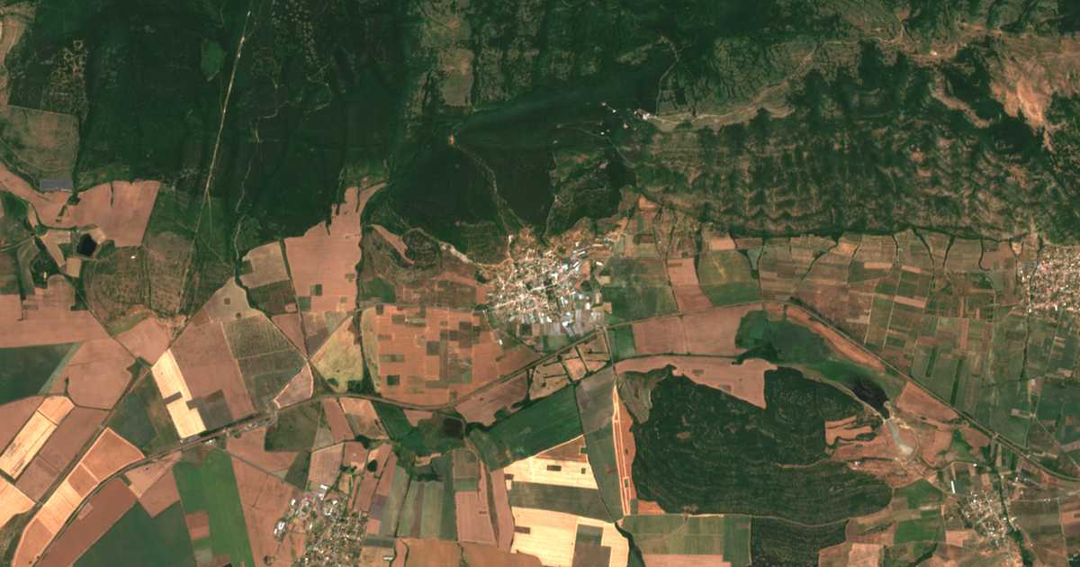 Hartă satelitară: Topolița