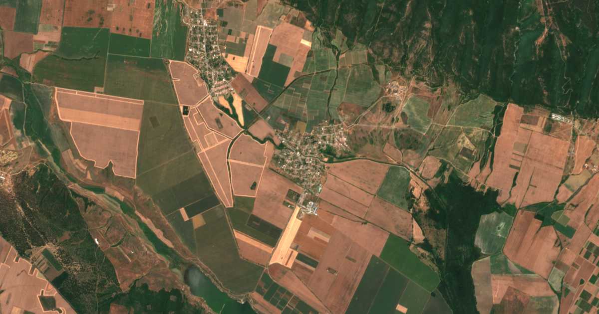 Hartă satelitară: Orizare
