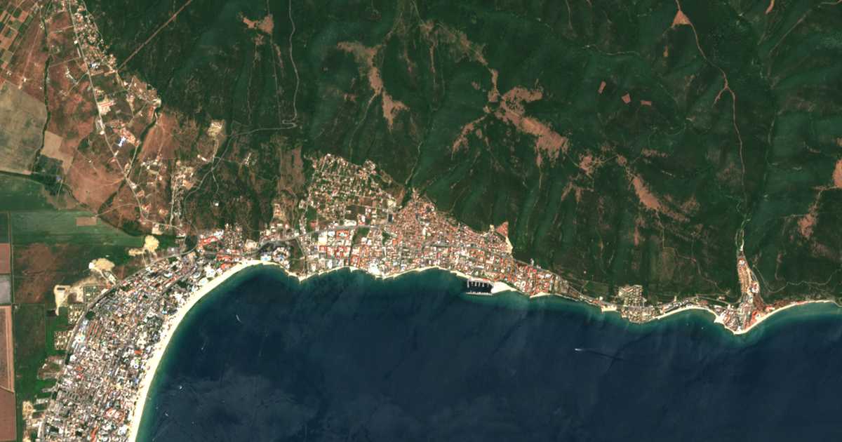 Hartă satelitară: Sveti Vlas