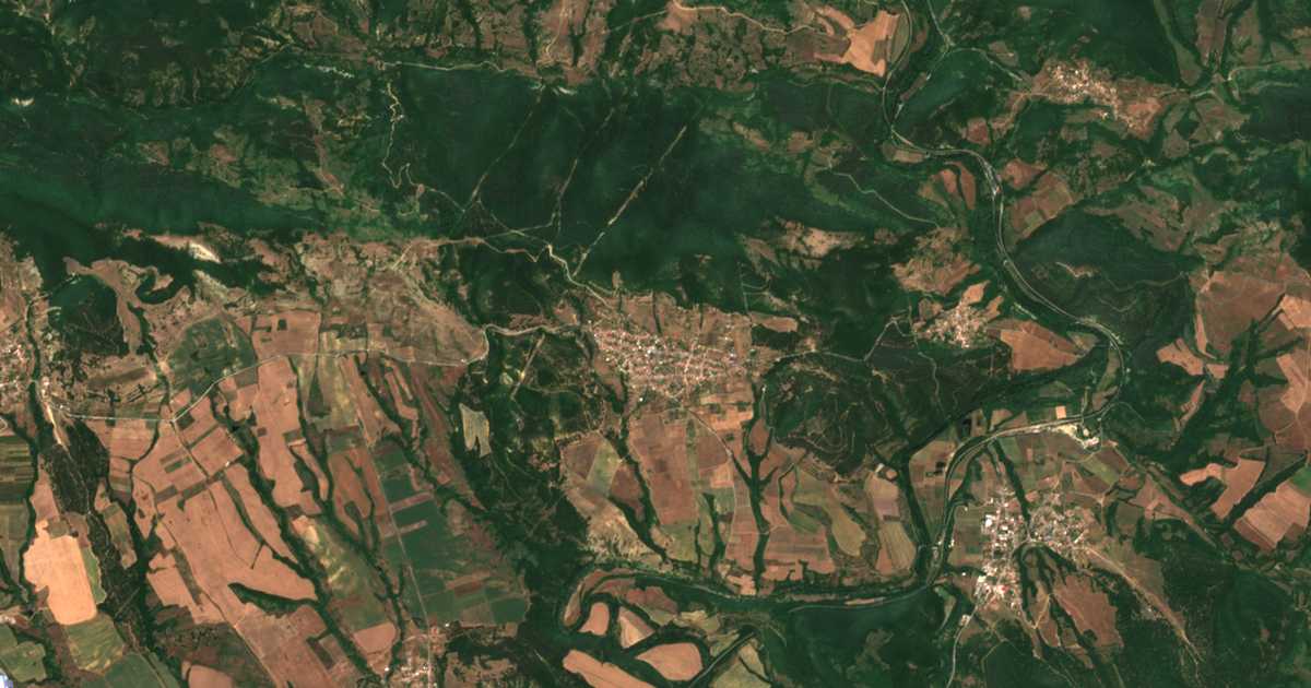 Hartă satelitară: Planinița
