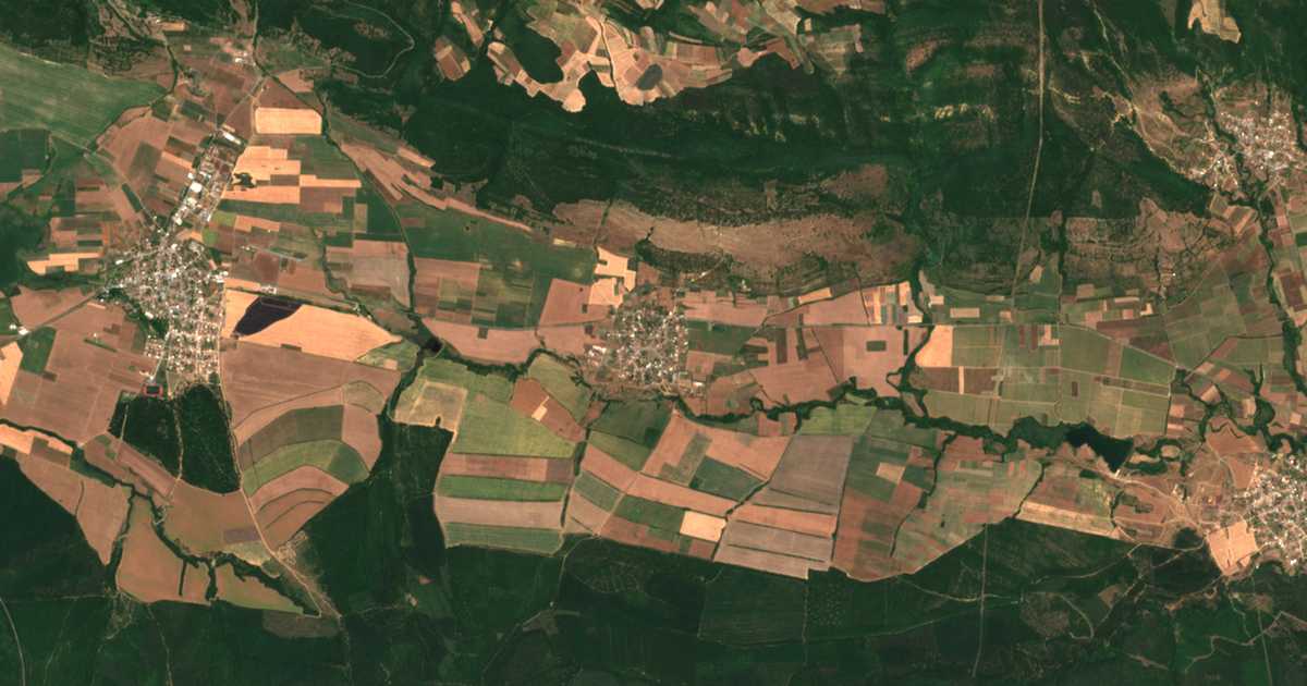 Hartă satelitară: Preobrajenți