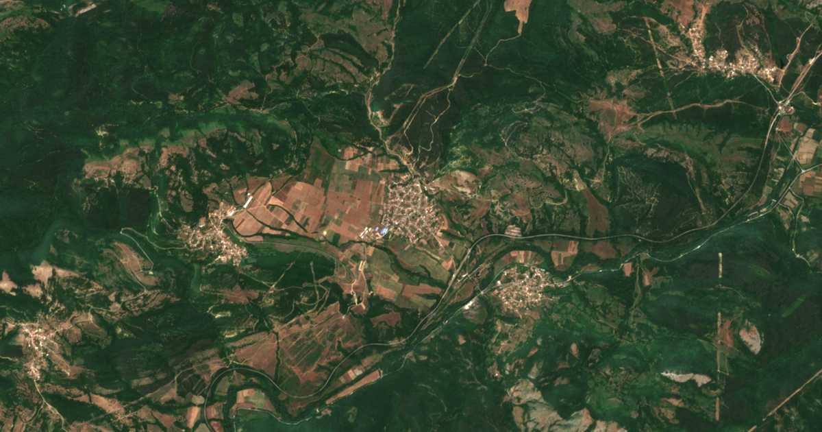Hartă satelitară: Trănak