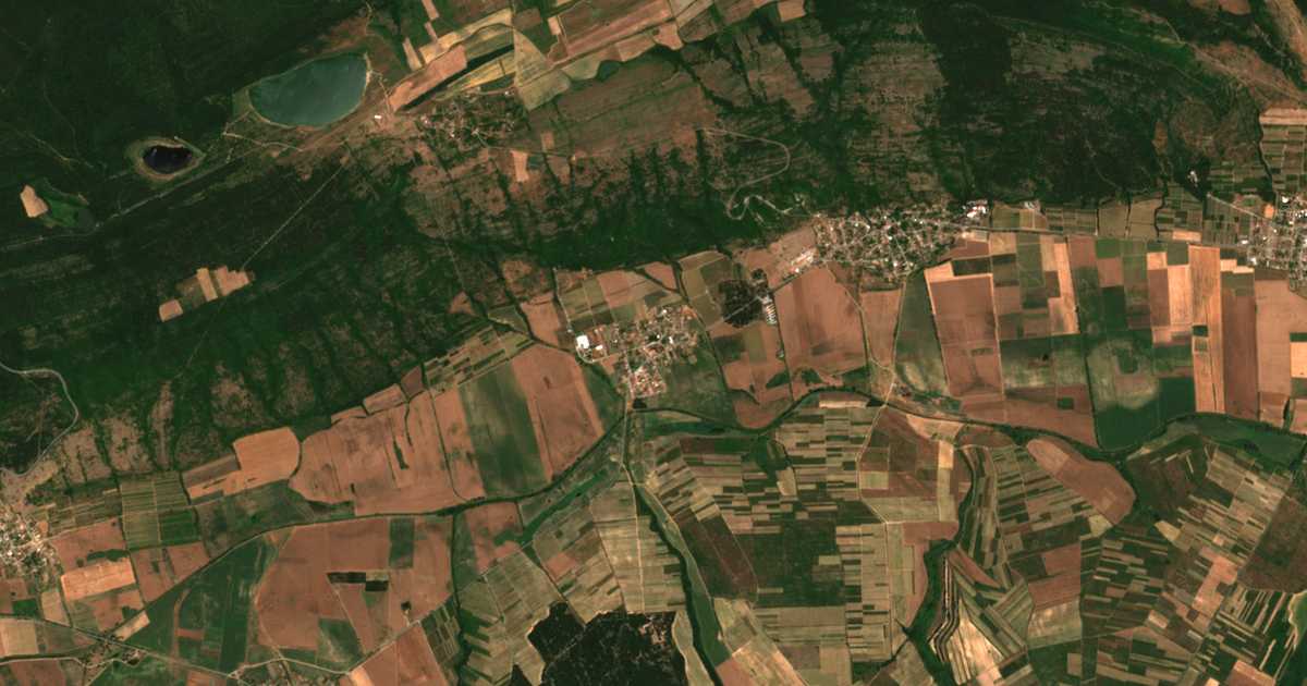 Hartă satelitară: Ciubra