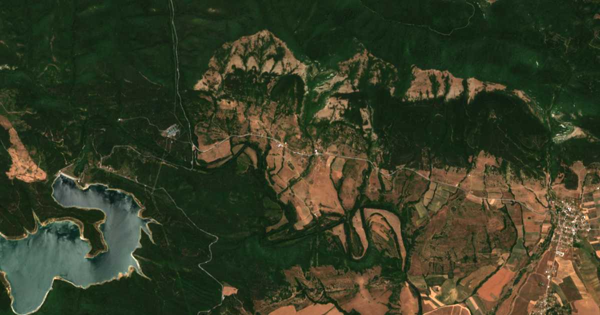 Hartă satelitară: Kamcia