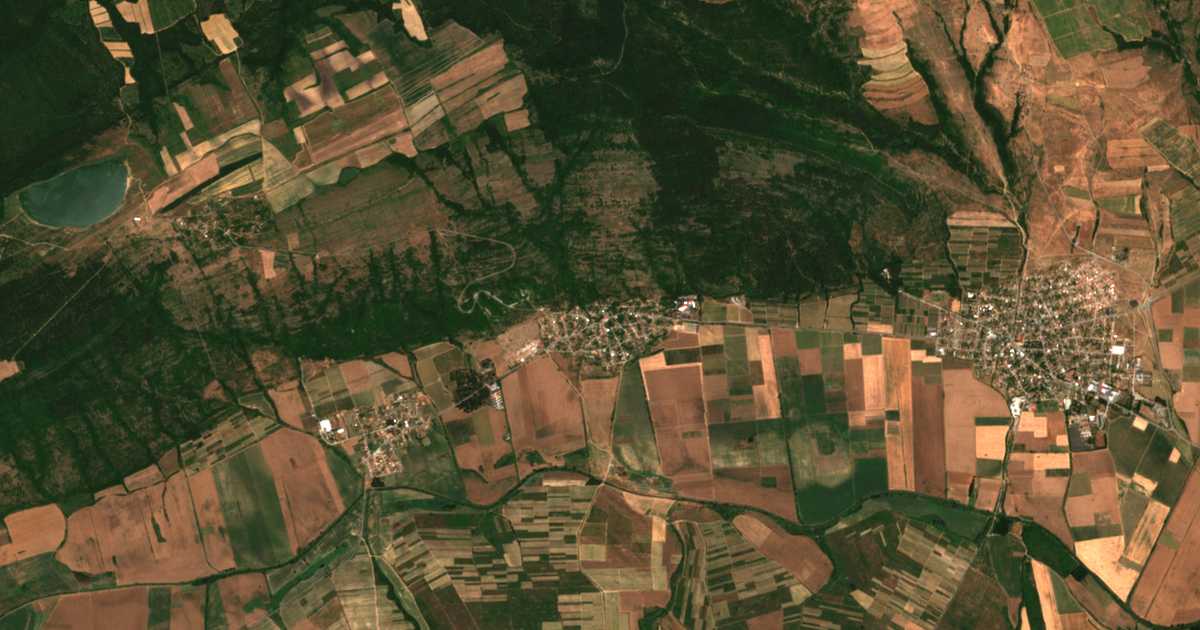 Hartă satelitară: Slaveanți