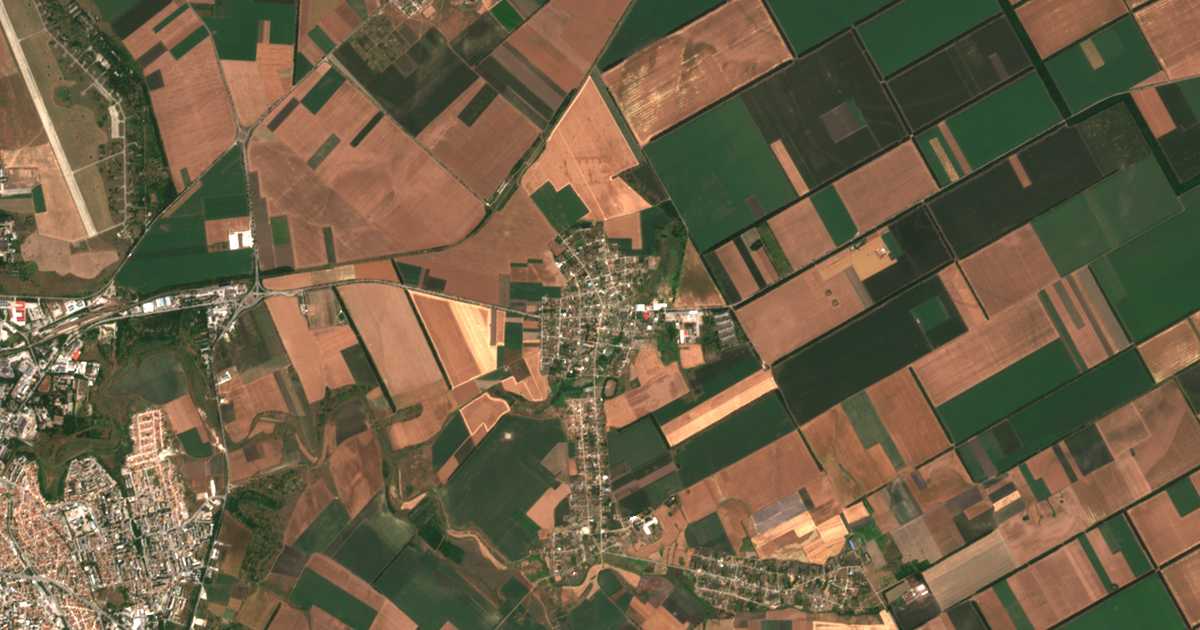 Hartă satelitară: Pobeda