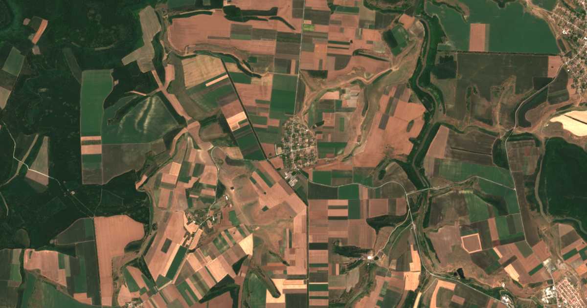Hartă satelitară: Cestimensko