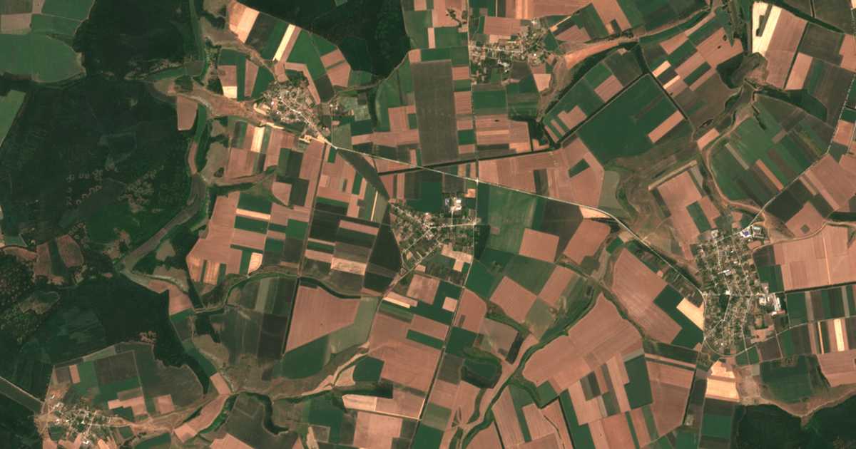 Hartă satelitară: Kladenți