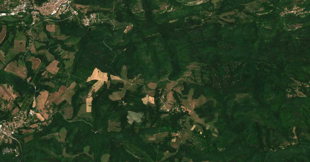 Hartă satelitară: Glușka