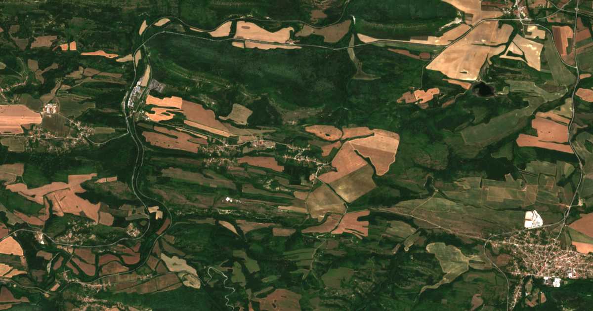 Hartă satelitară: Manoia