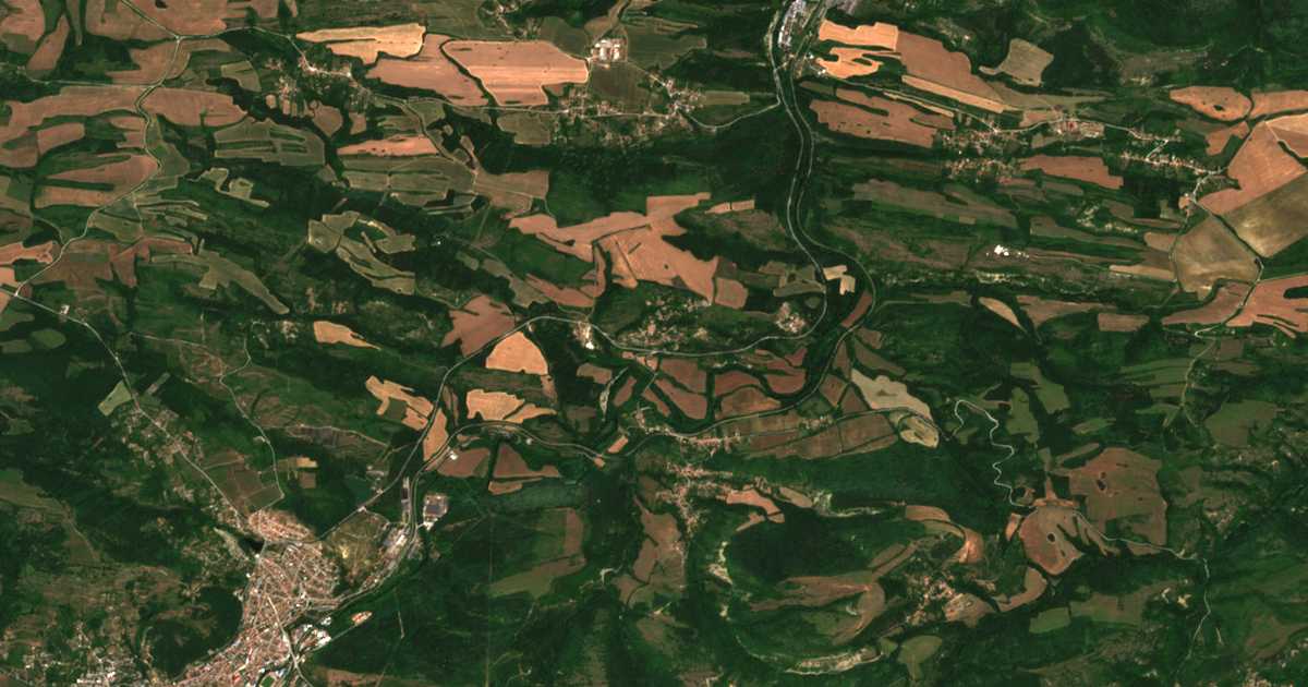 Hartă satelitară: Zaia