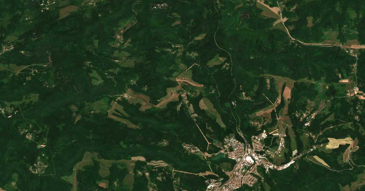 Hartă satelitară: Bijovți
