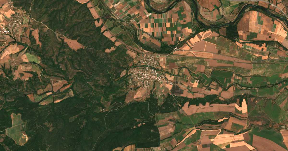 Hartă satelitară: Biser