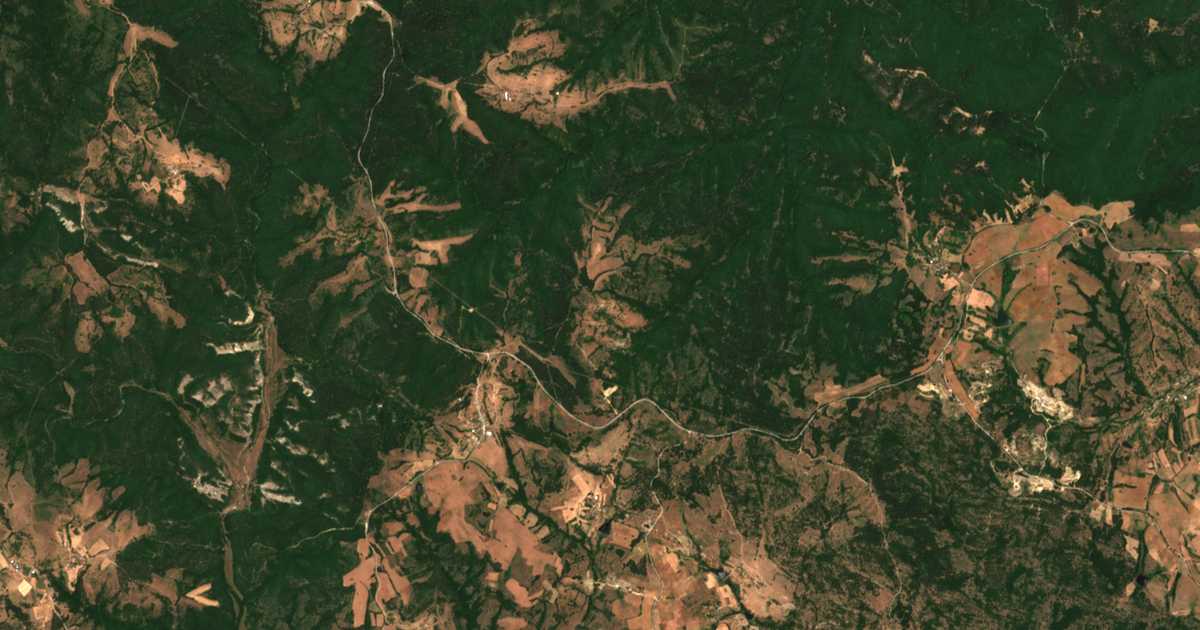 Hartă satelitară: Brusino
