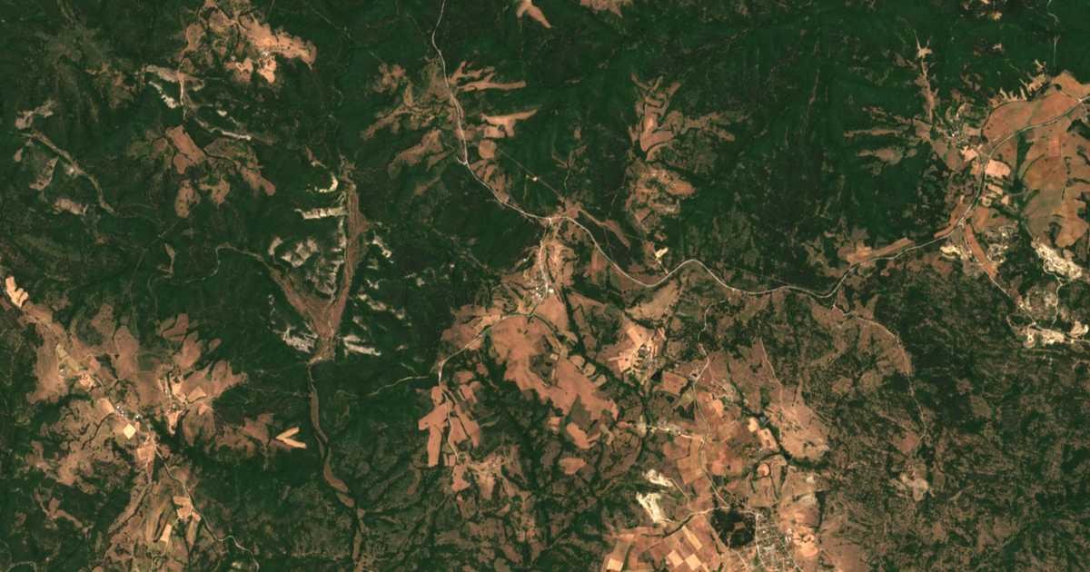 Hartă satelitară: Planineț