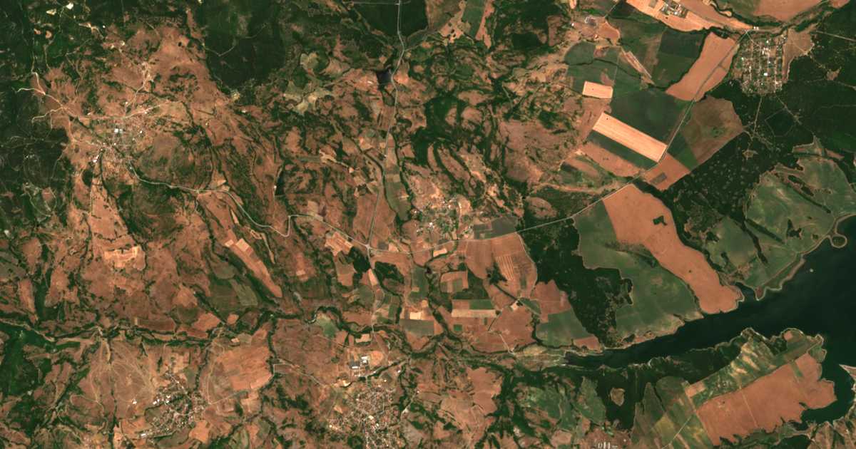 Hartă satelitară: Koleț