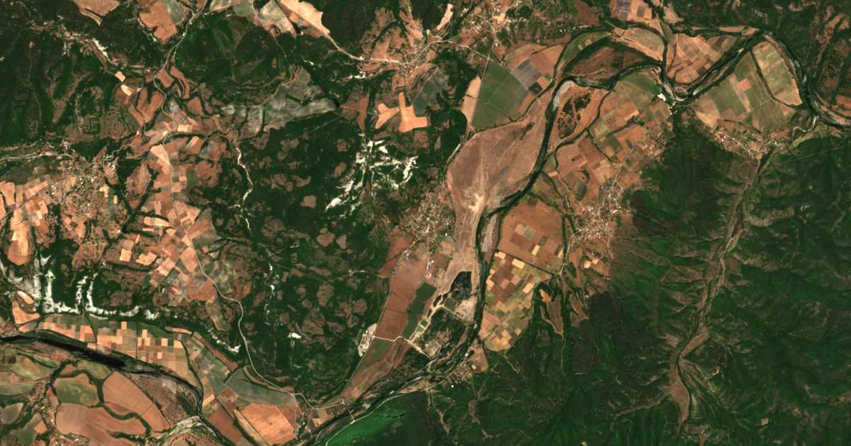 Hartă satelitară: Dolno Cerkoviște