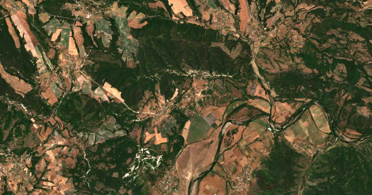 Hartă satelitară: Dolno Pole