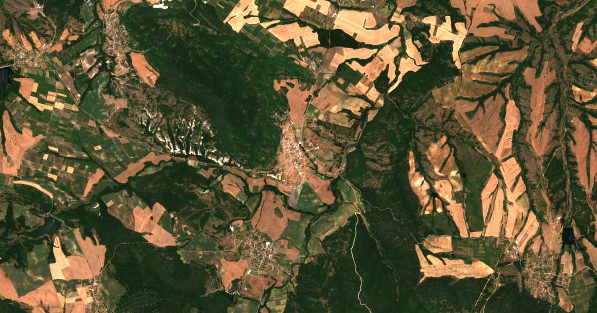 Hartă satelitară: Goleam Izvor