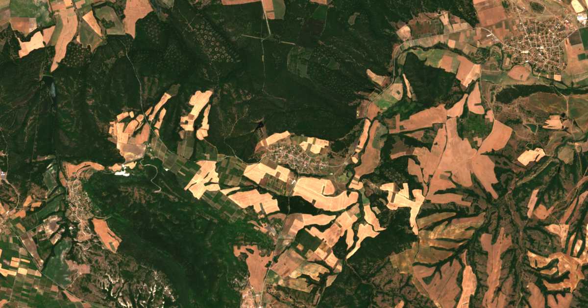 Hartă satelitară: Malăk Izvor
