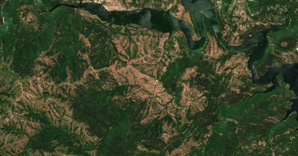 Hartă satelitară: Borovița