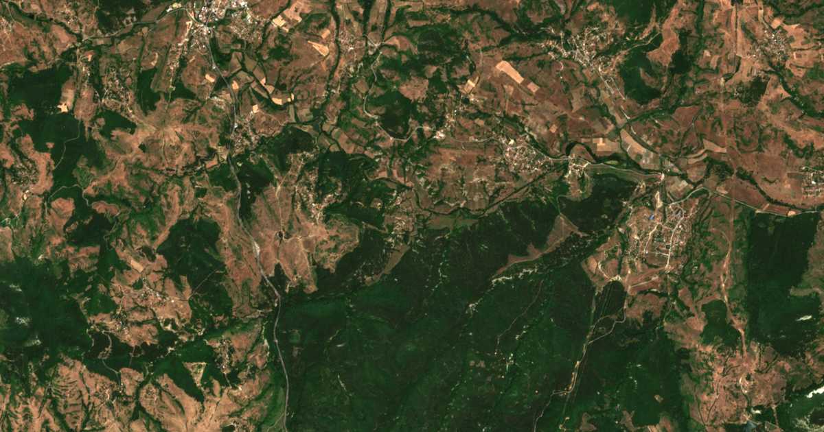 Hartă satelitară: Bărza Reka