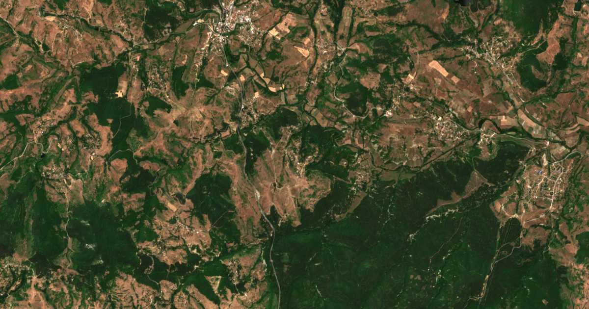 Hartă satelitară: Patița