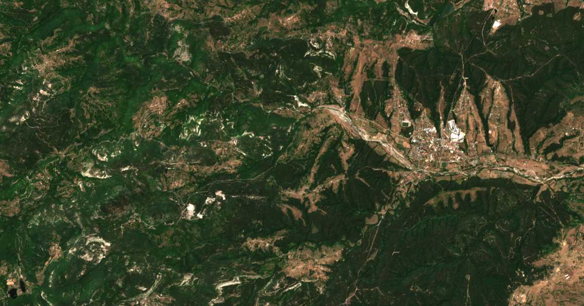 Hartă satelitară: Albanți
