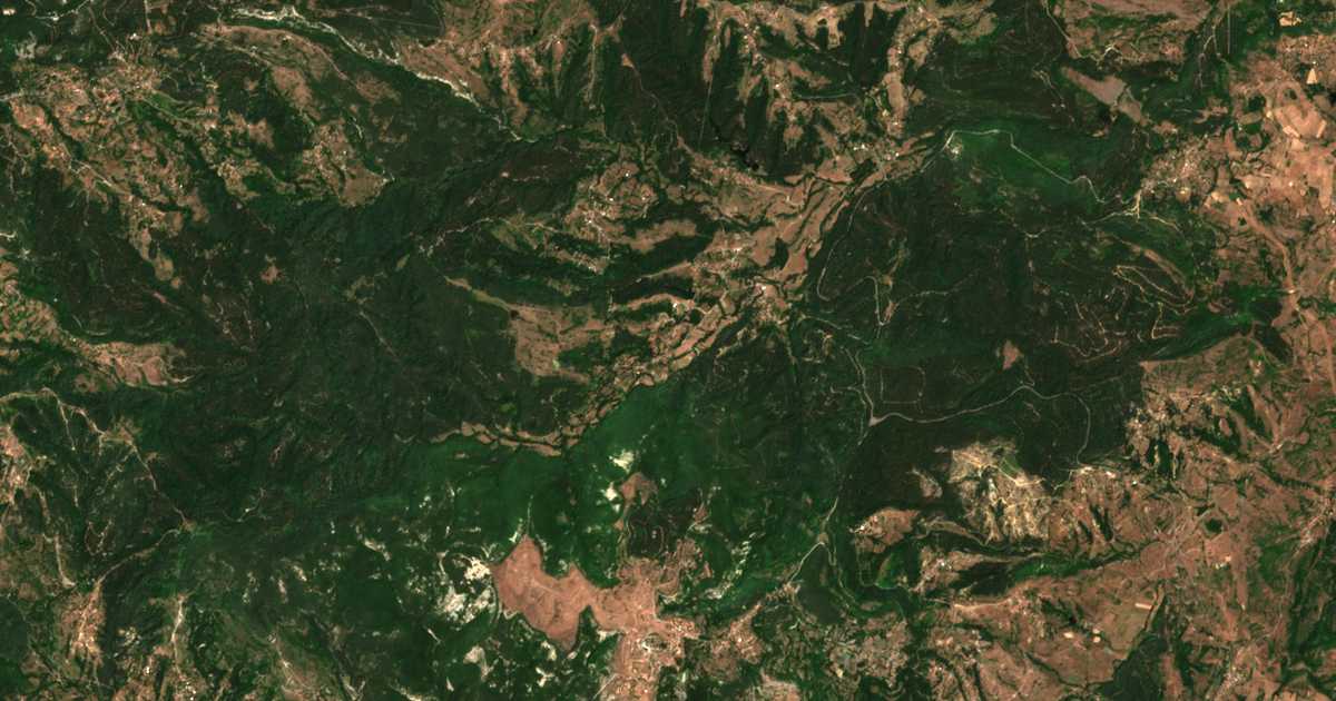 Hartă satelitară: Ridino