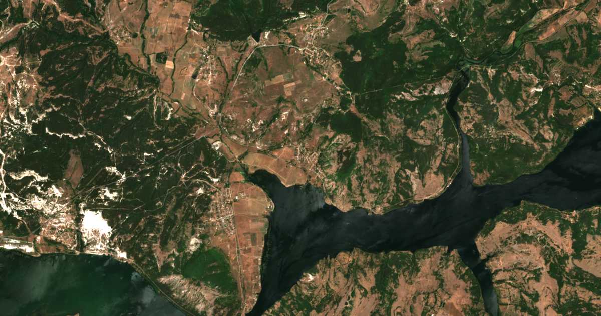 Hartă satelitară: Zvezdelina