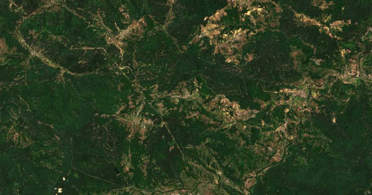 Hartă satelitară: Kran