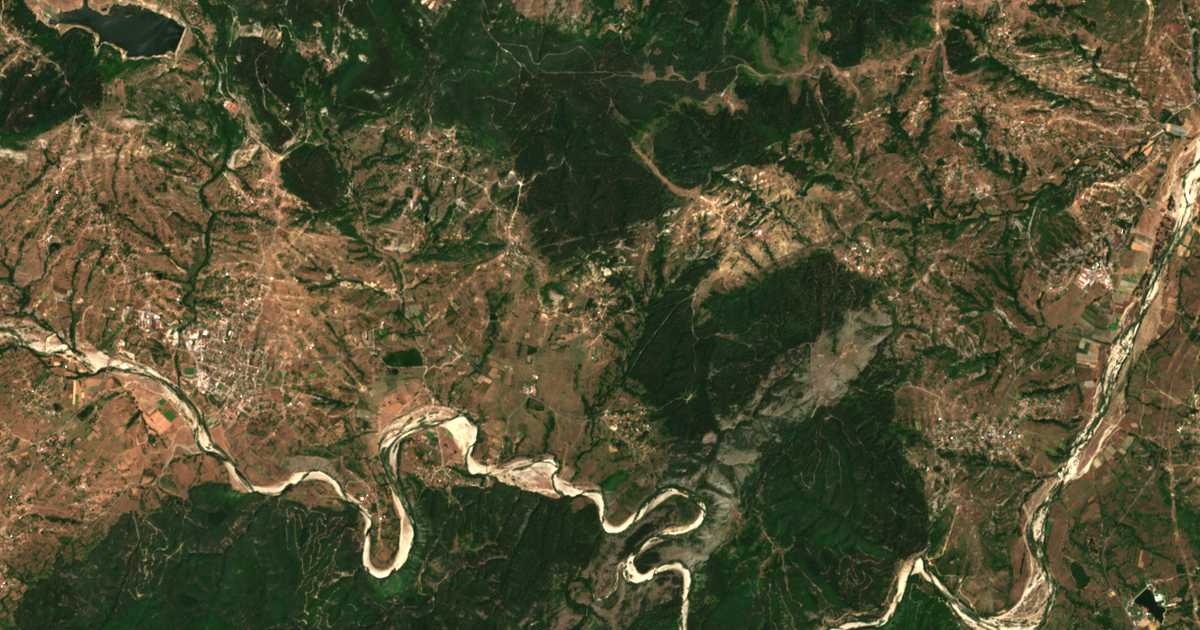 Hartă satelitară: Medevți