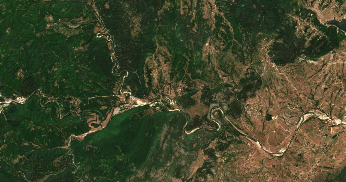 Hartă satelitară: Preseka