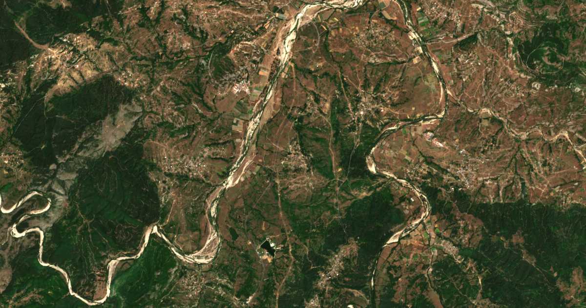 Hartă satelitară: Părvița