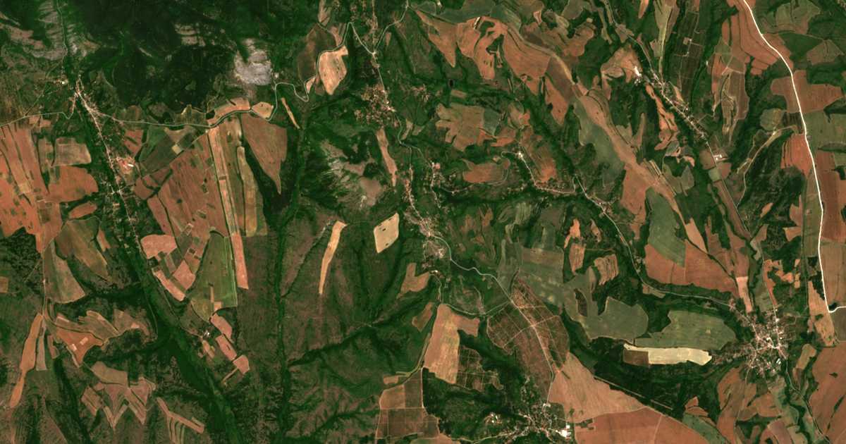 Hartă satelitară: Korkina