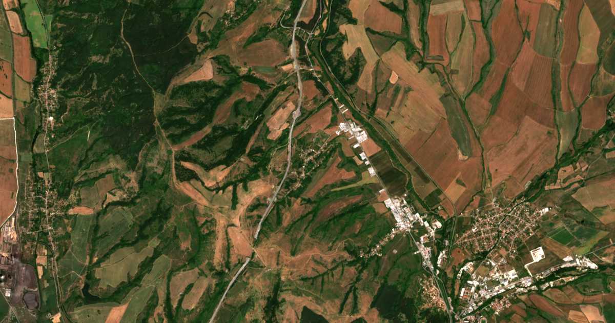 Hartă satelitară: Blatino